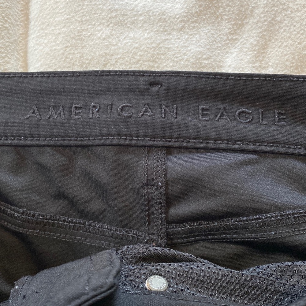 American Eagle Outfitters Black Slim Straight Pants - Picture 3 of 5